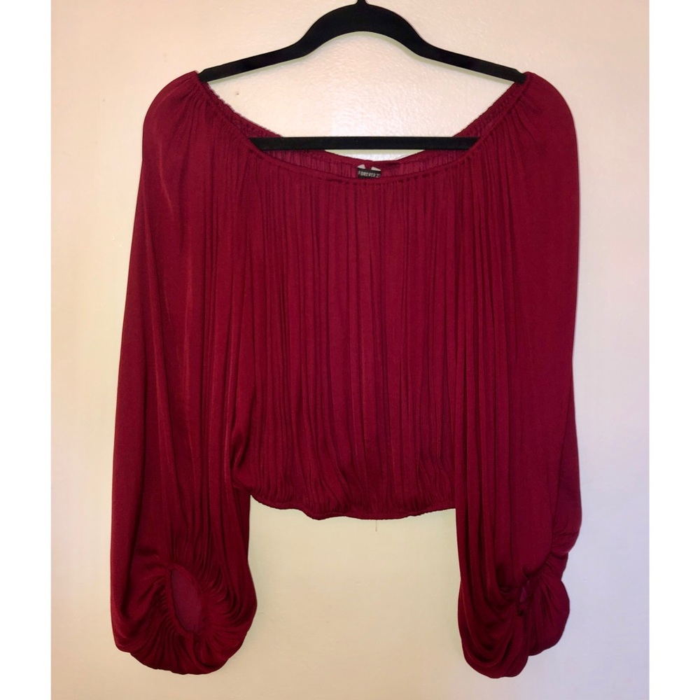 Off the Shoulder Crop Top